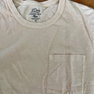 Set of J.Crew  garment died crewneck cotton T-shirts
